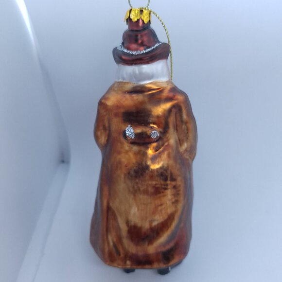 Dept 56 Cowboy Santa With Lasso Blown Glass Ornament Western 5 inches - Picture 4 of 8